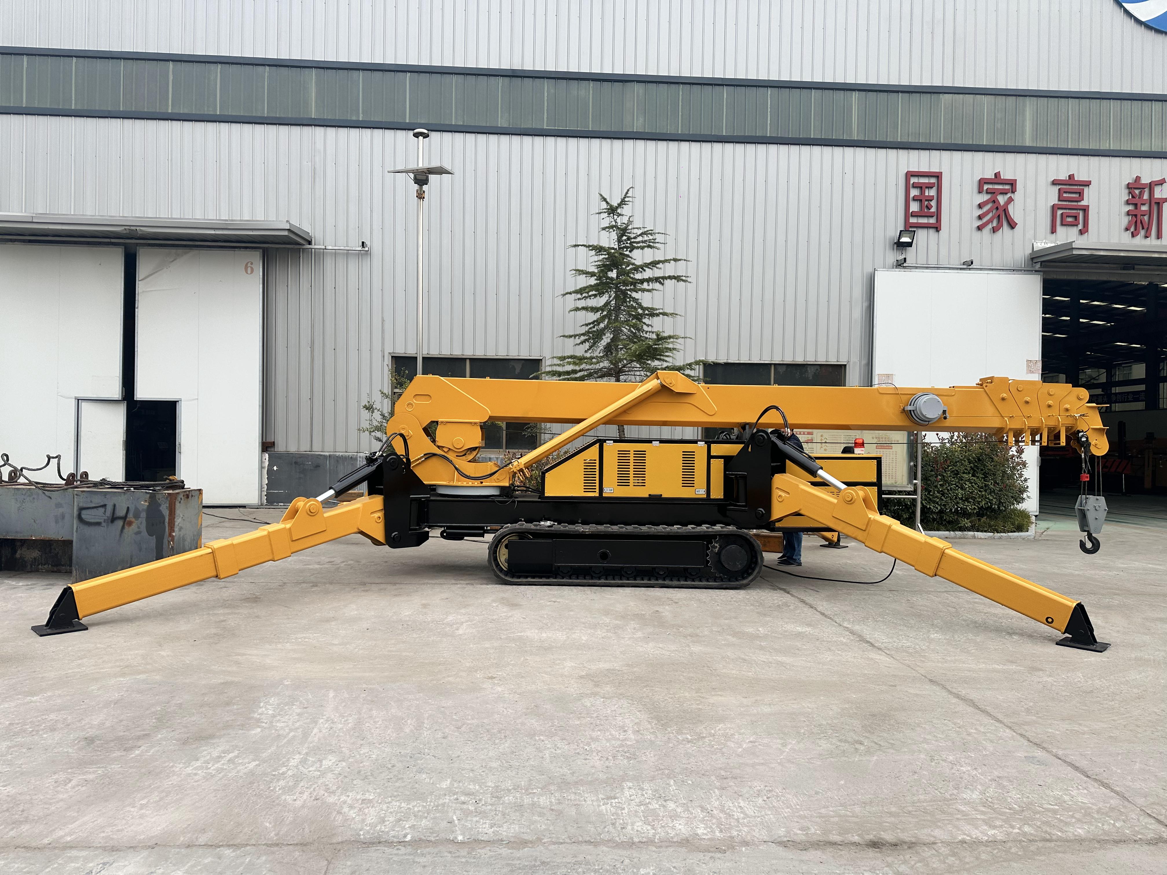 華鷹機械蜘蛛吊車的特點和優勢